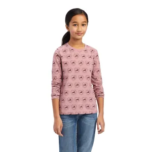 10041253 Ariat Youth So Love LS Tee