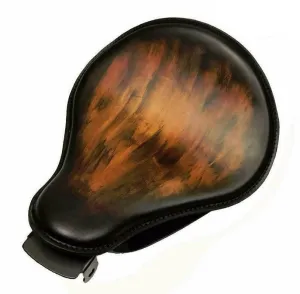 2004-2006 Sportster Harley  Spring Seat Kit Smooth Antique Brown Leather bs