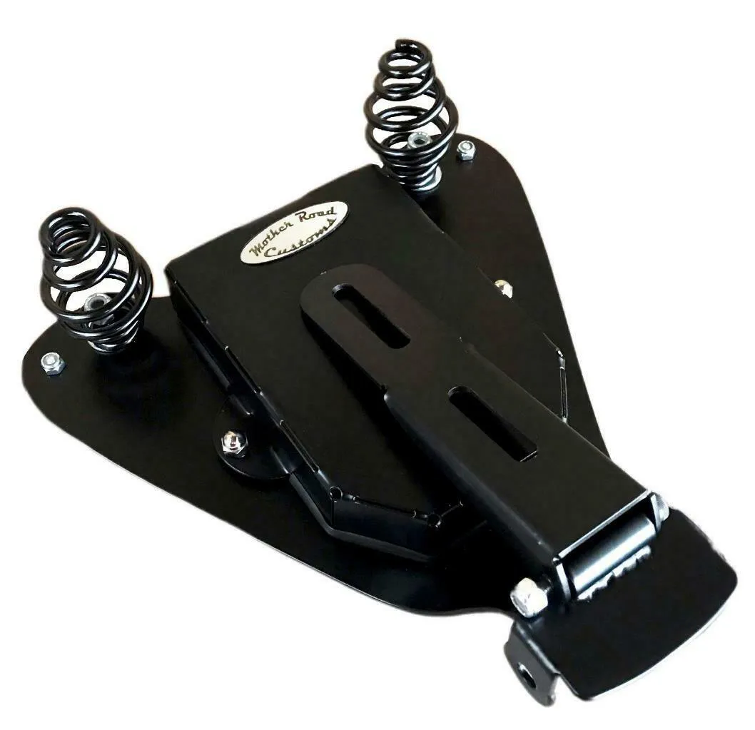 2007-2009 Sportster Harley Spring Solo Seat P-Pad Kit Ant Red Gator Leather bs