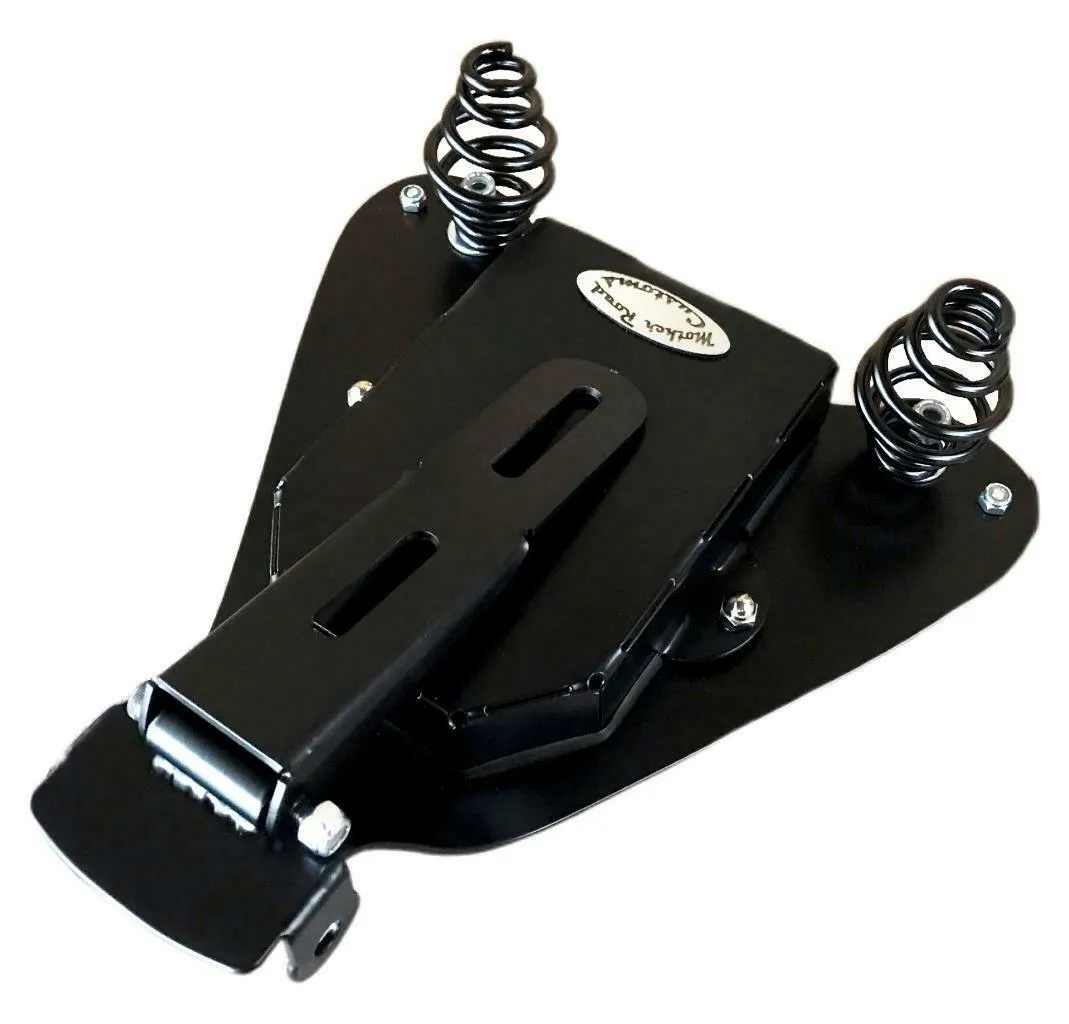 2007-2009 Sportster Harley Spring Solo Seat P-Pad Kit Ant Red Gator Leather bs