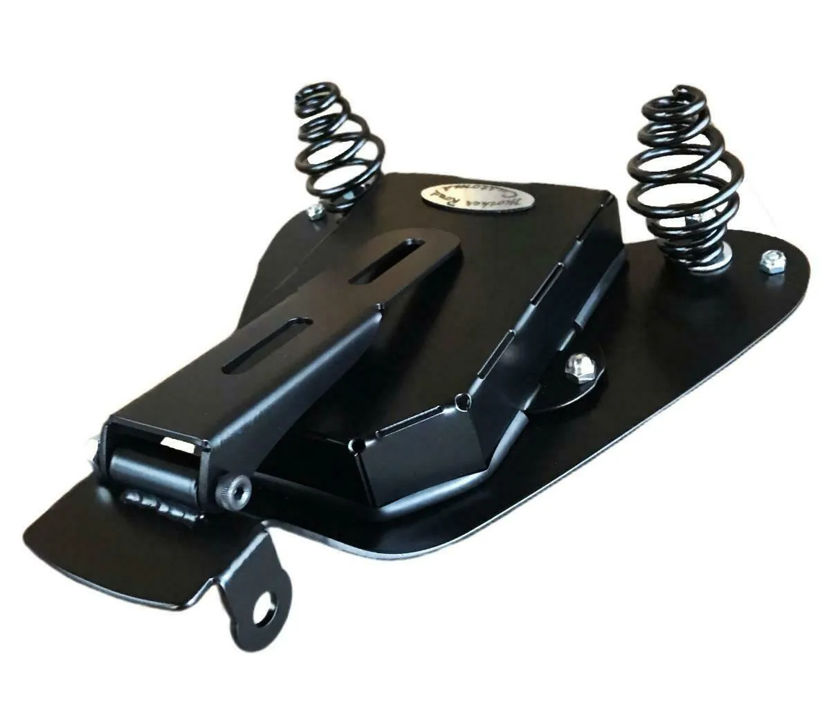2007-2009 Sportster Harley Spring Solo Seat P-Pad Kit Ant Red Gator Leather bs