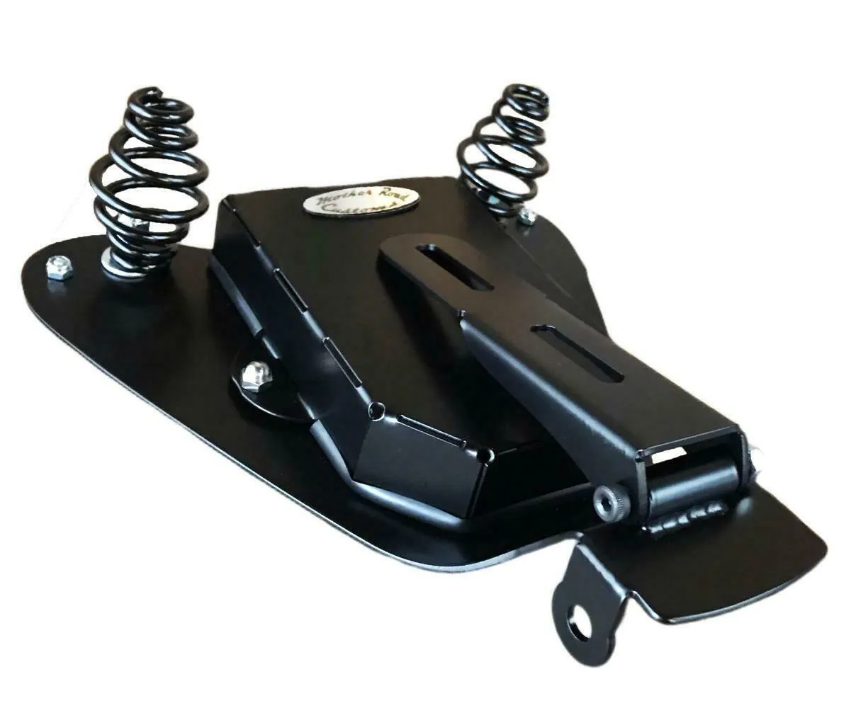 2007-2009 Sportster Harley Spring Solo Seat P-Pad Kit Ant Red Gator Leather bs