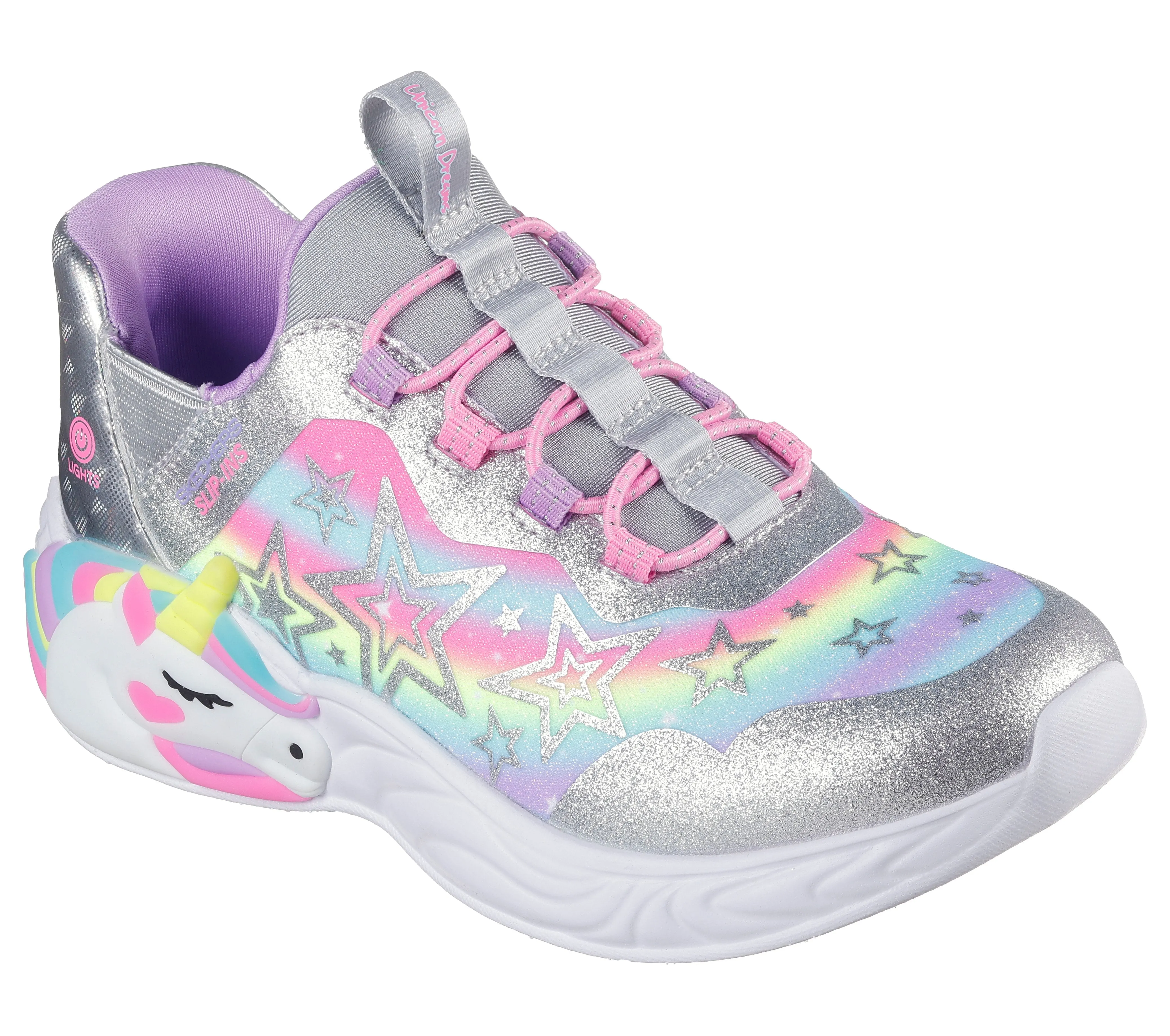 302296L - SKECHERS SLIP-INS: UNICORN DREAMS - STARRY LITEKIDS