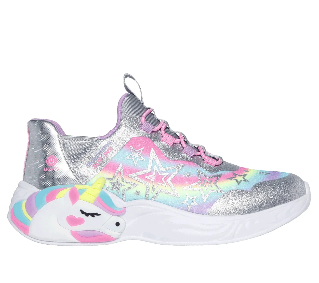 302296L - SKECHERS SLIP-INS: UNICORN DREAMS - STARRY LITEKIDS