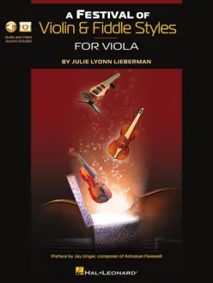 A Festival of Violin & Fiddle Styles for Viola (Book with Audio and Video Access)
