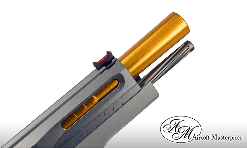 Airsoft Masterpiece .45 Threaded Aluminum Outer Barrel for Hi-CAPA 5.1 (Chrome Ver., Pink)