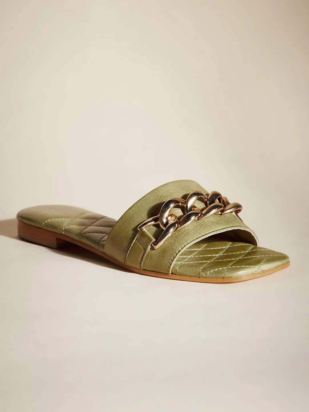 Allison Leather Flats
