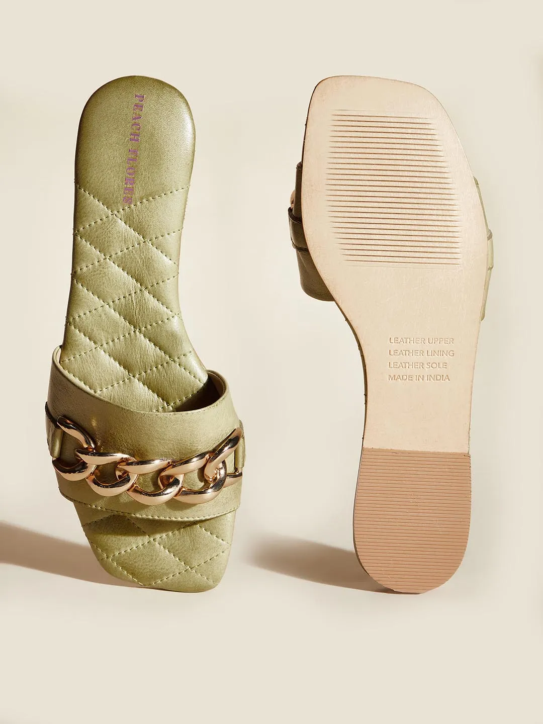 Allison Leather Flats