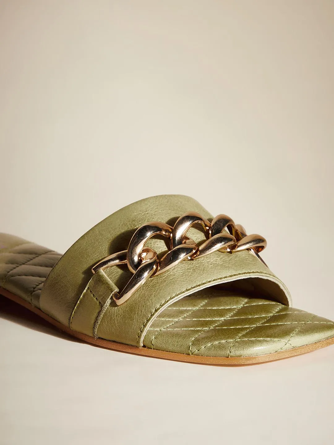 Allison Leather Flats
