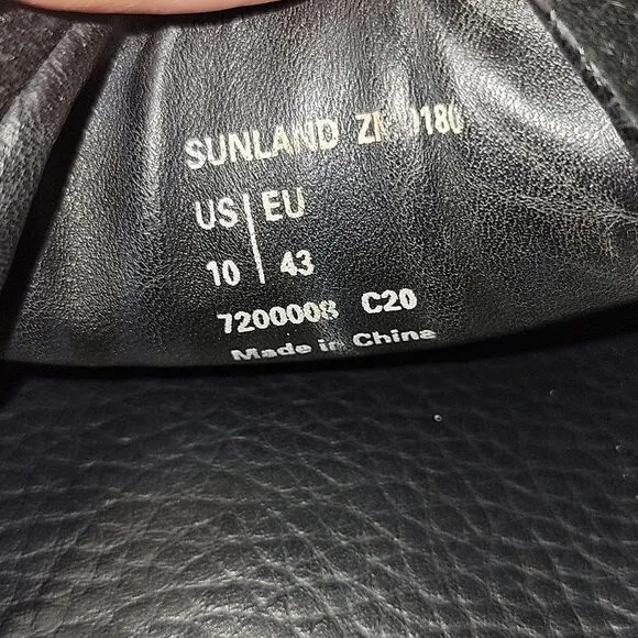 All Saints Men’s Sunland Slides, Size 10 Black
