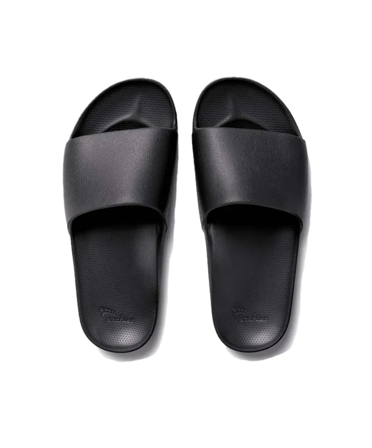 Archies Arch Support Black Slides