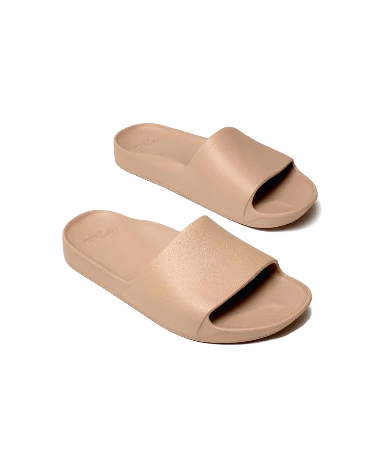 Archies Arch Support Tan Slides