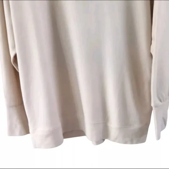 Athleta Balance Cinch Turtleneck Sweatshirt Soft Lined Long Sleeve Size XL