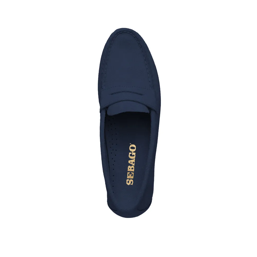 Audrey Woman Suede Blue Navy