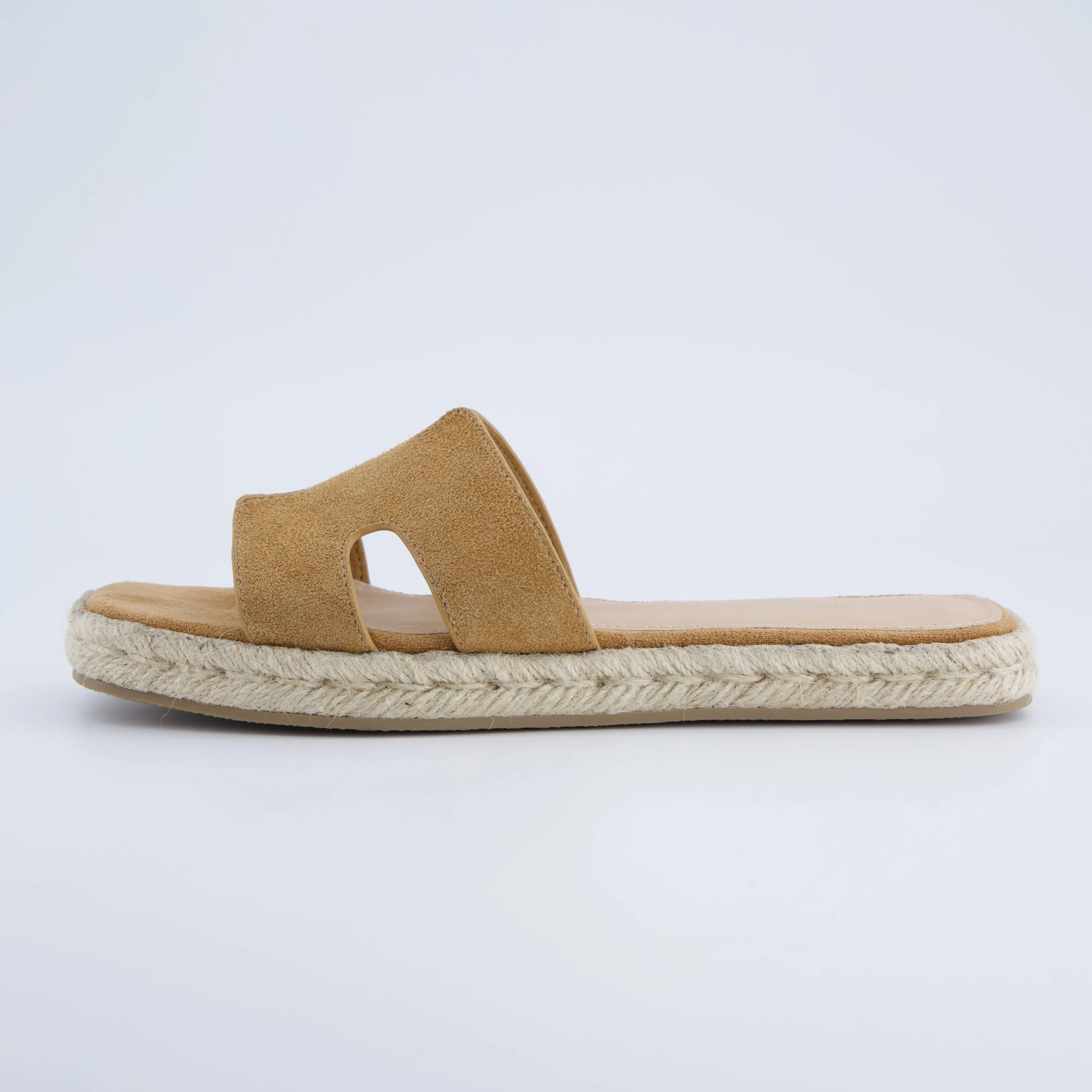 Avocado Espadrille Slide Sandal