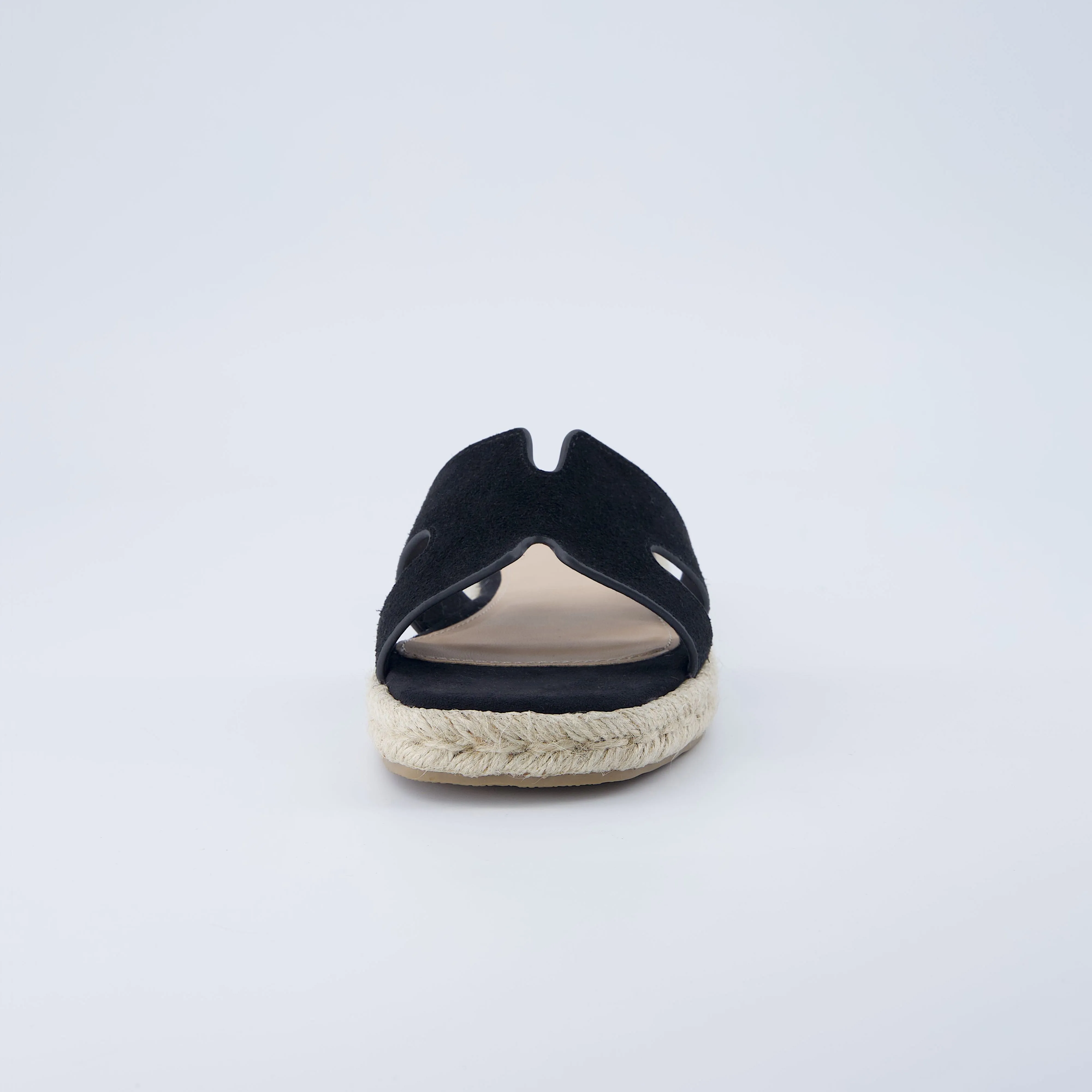 Avocado Espadrille Slide Sandal