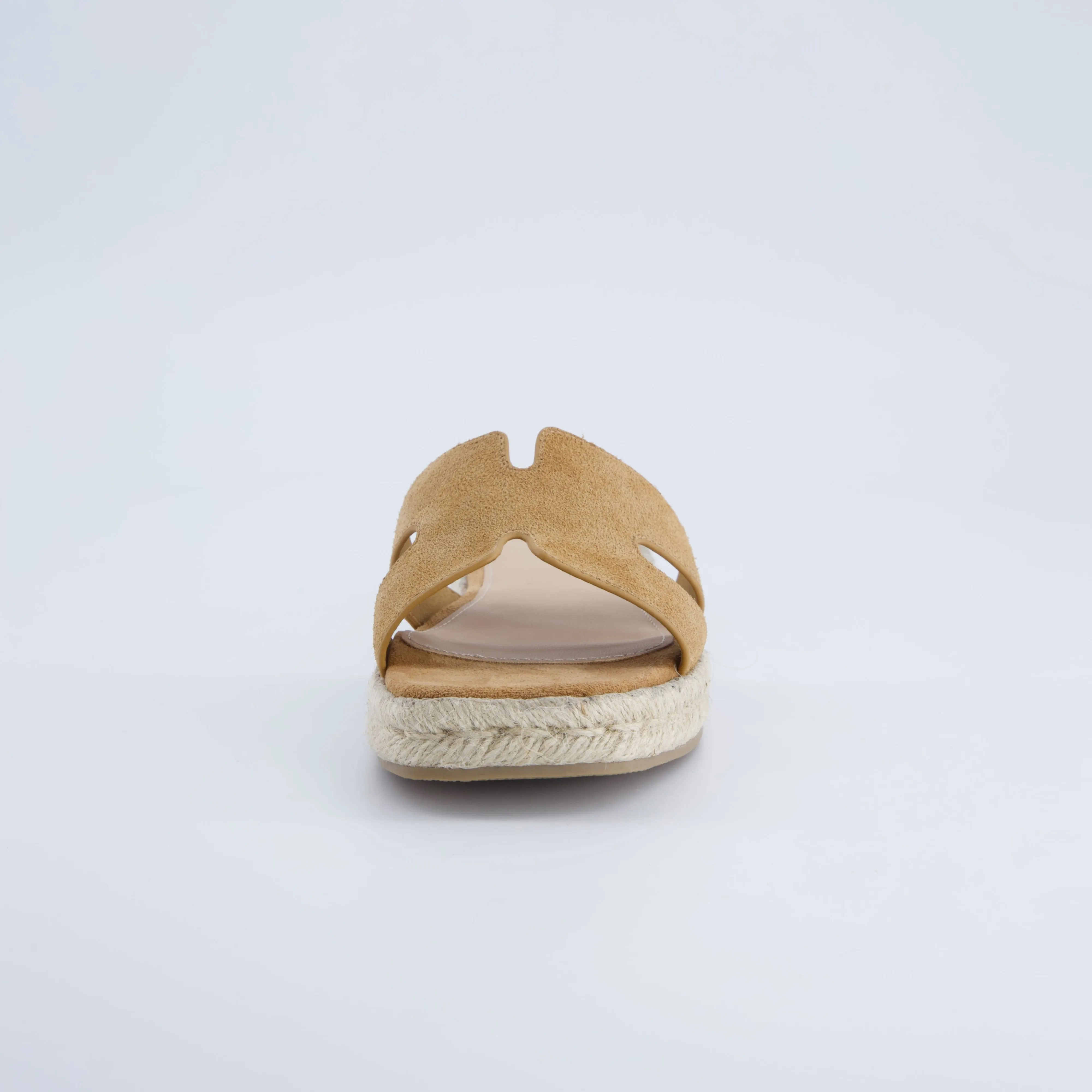 Avocado Espadrille Slide Sandal