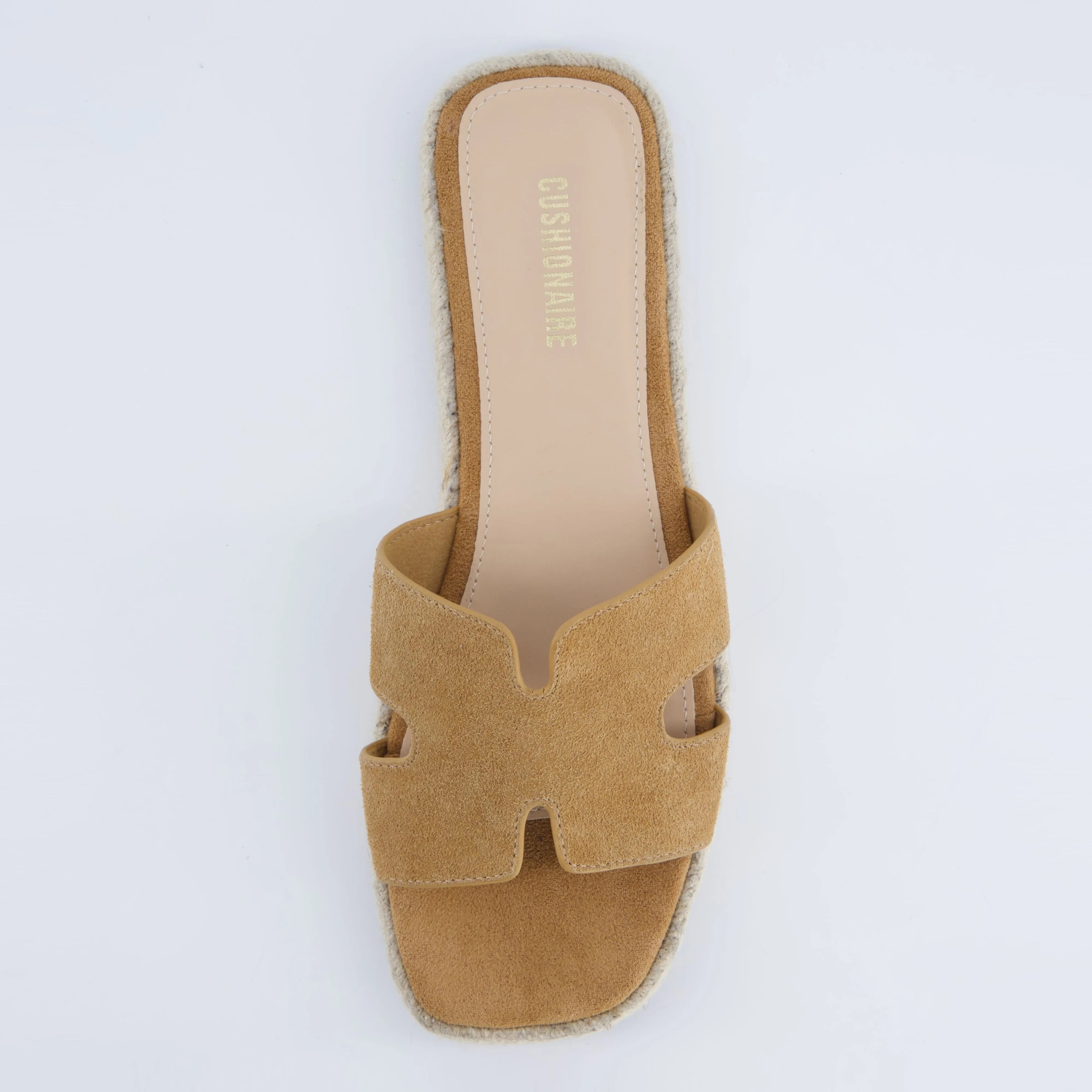 Avocado Espadrille Slide Sandal