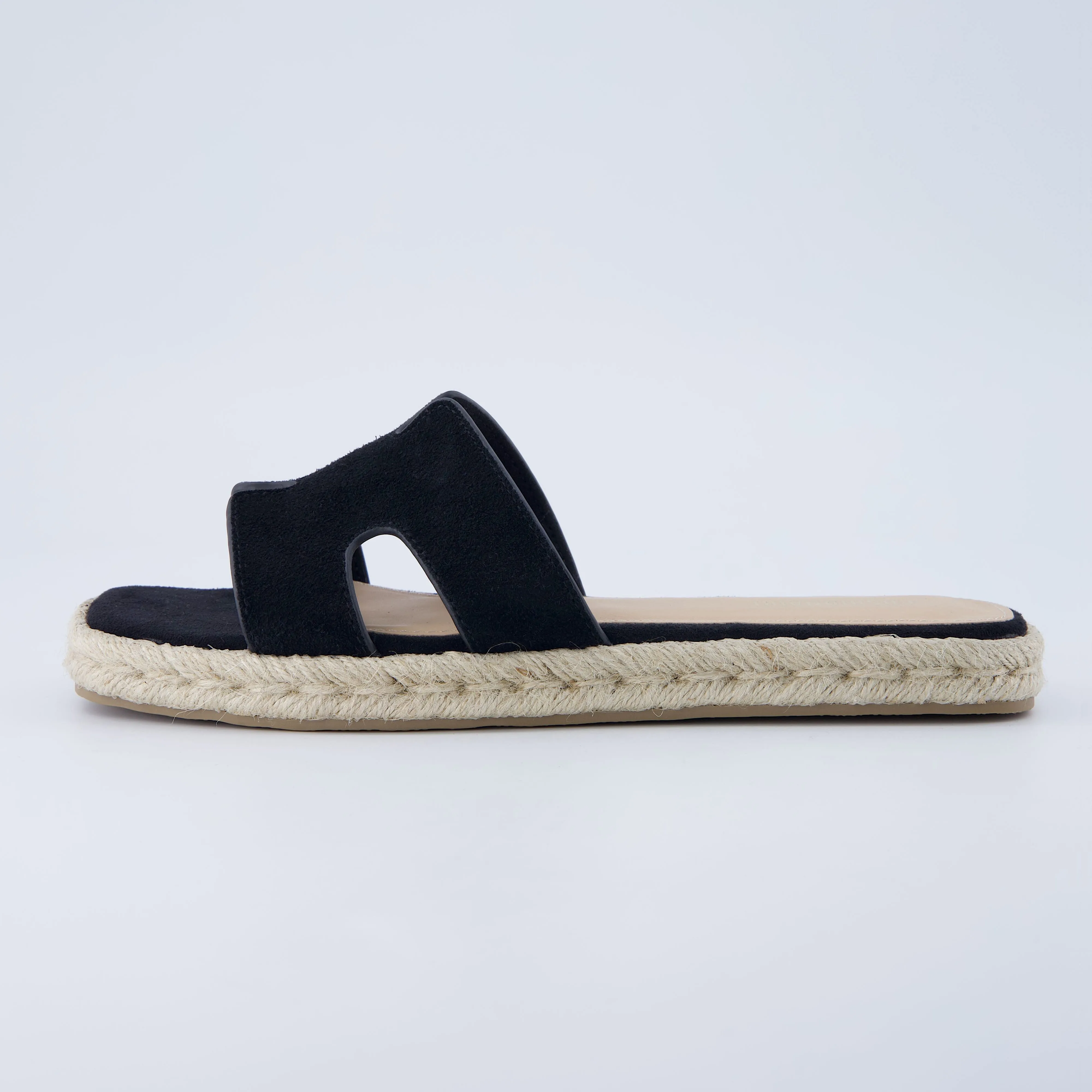 Avocado Espadrille Slide Sandal