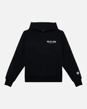 BACK LOGO HOODIE BLACK