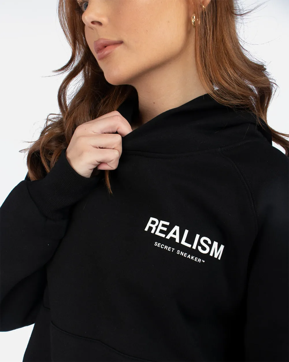 BACK LOGO HOODIE BLACK