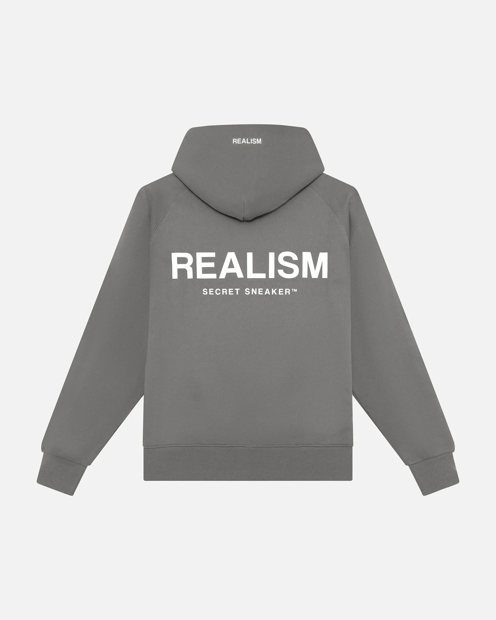 BACK LOGO HOODIE COOL GREY