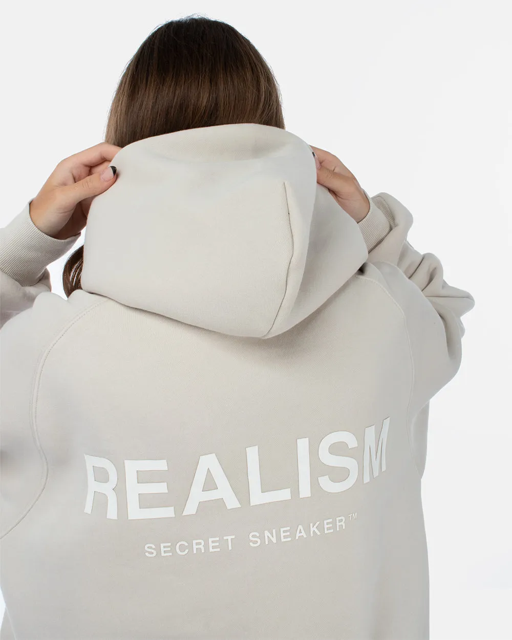 BACK LOGO HOODIE WHEAT
