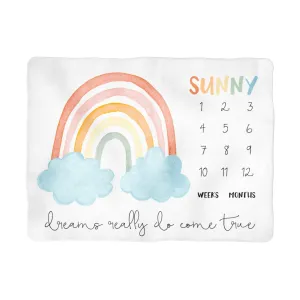 Backdrop Blanket | Primary Rainbow Dreams