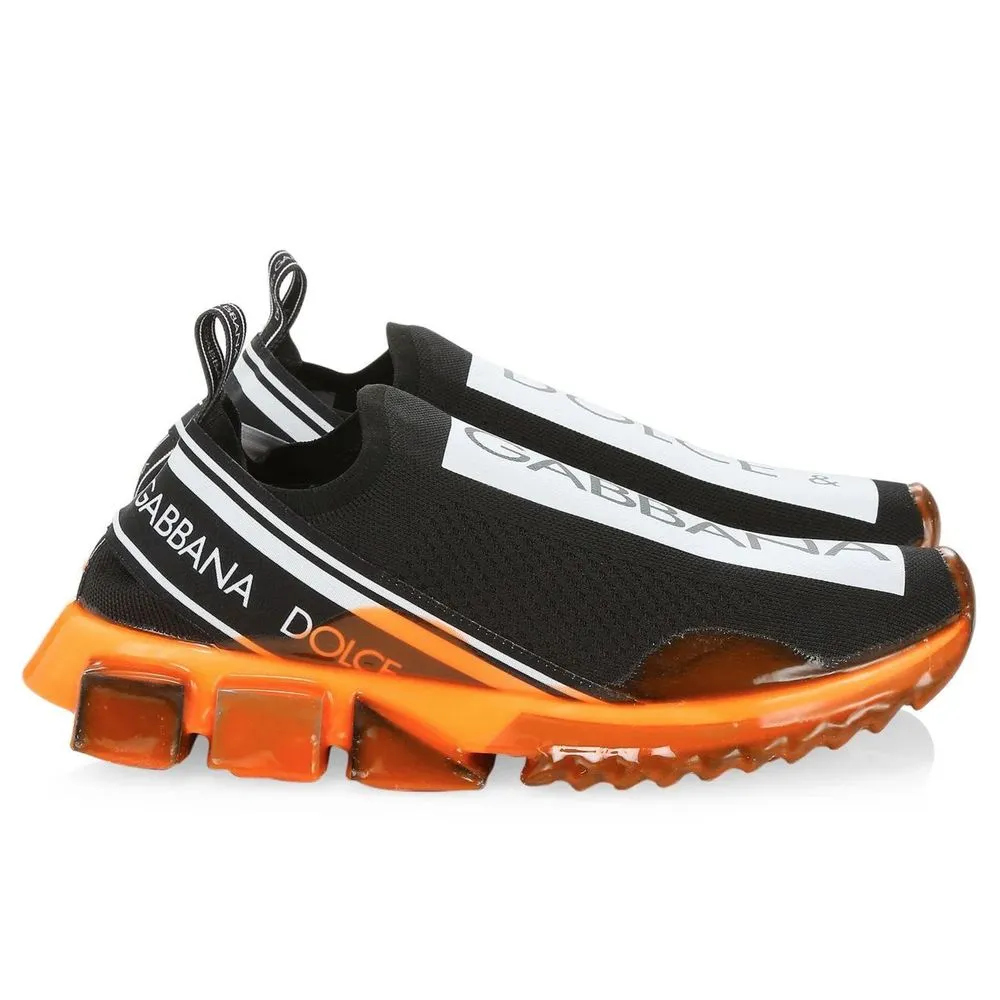 Black Polyester Sneaker