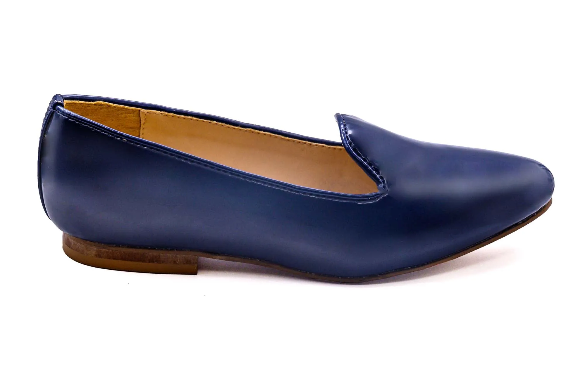 Blue Leather Loafer