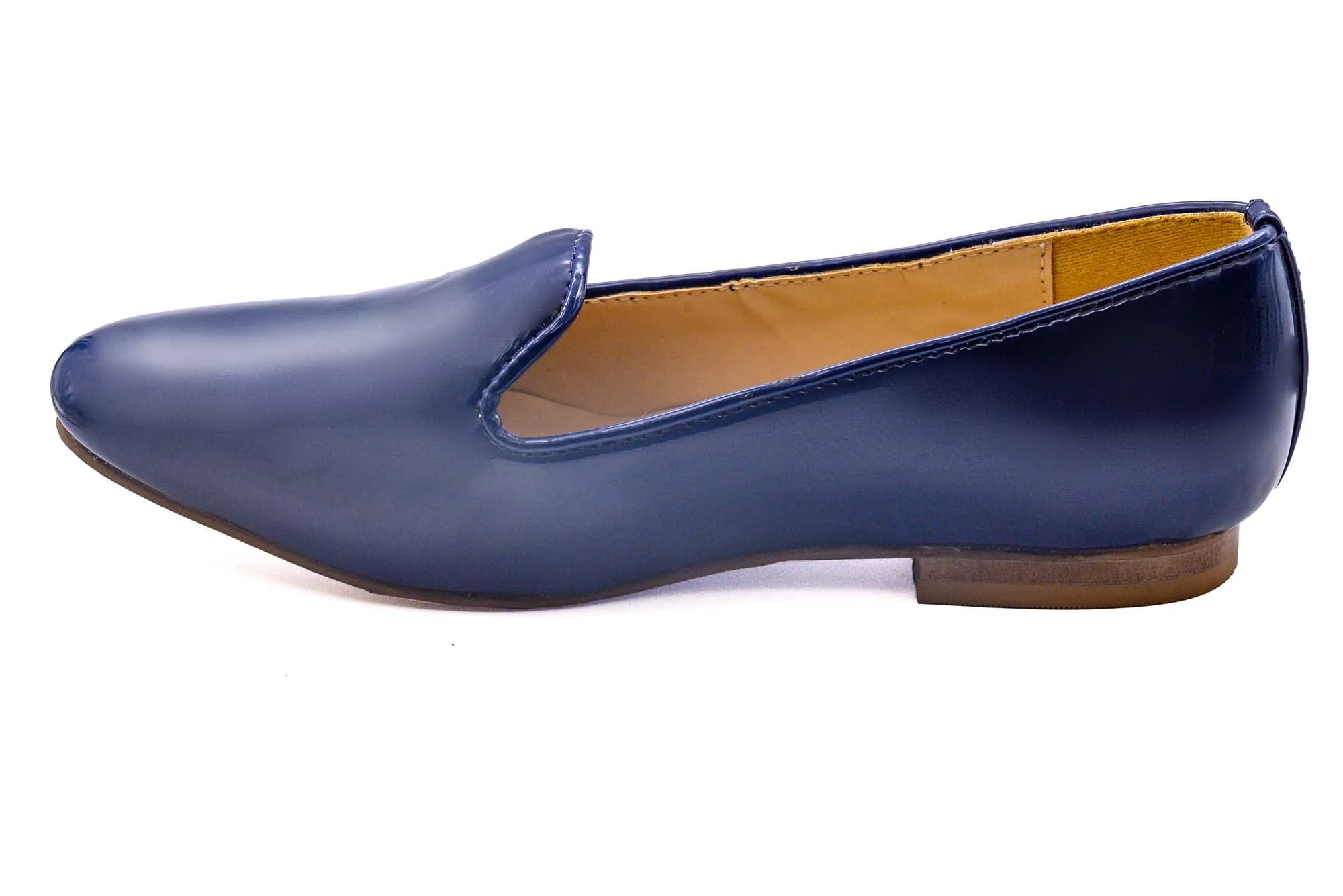Blue Leather Loafer