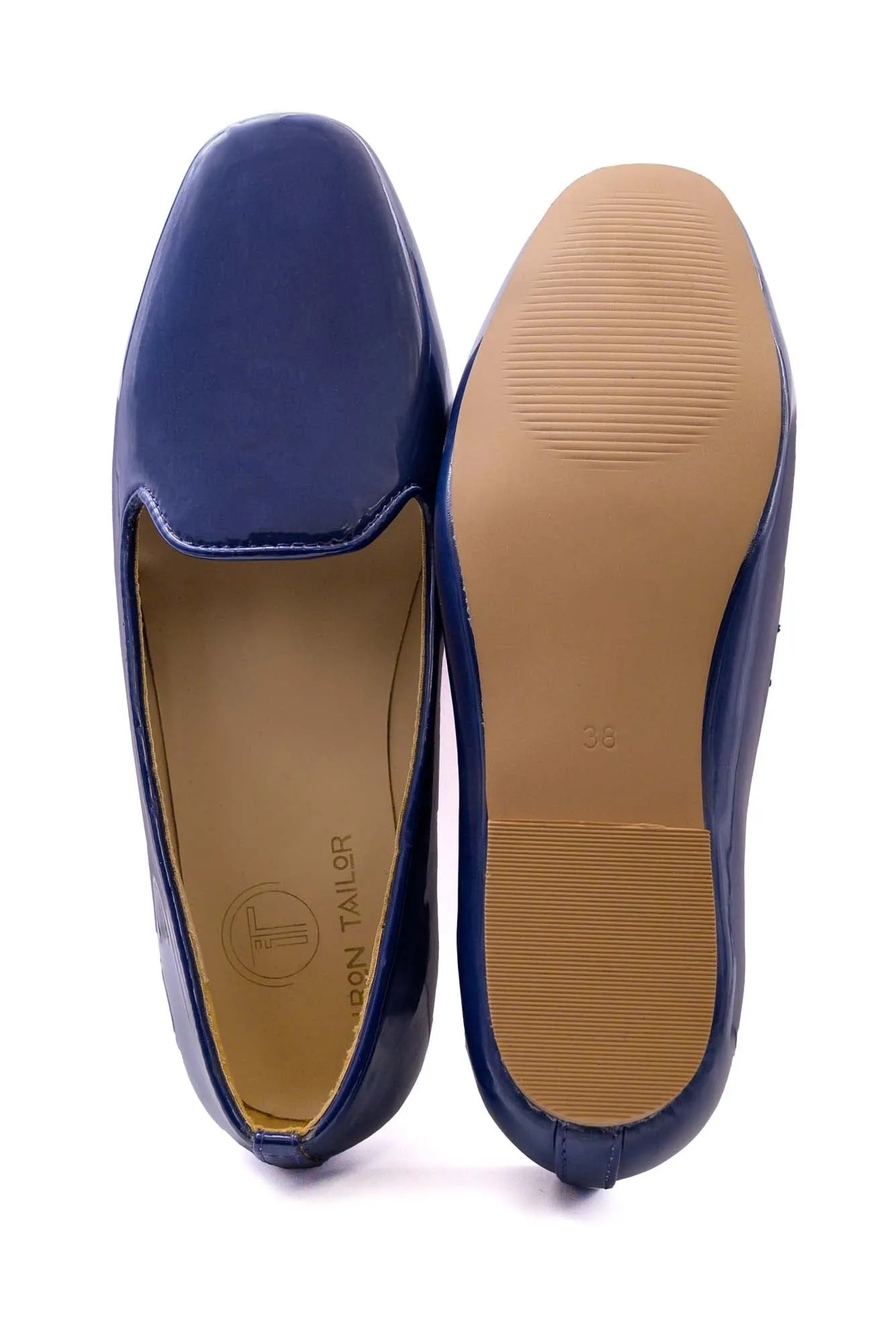Blue Leather Loafer