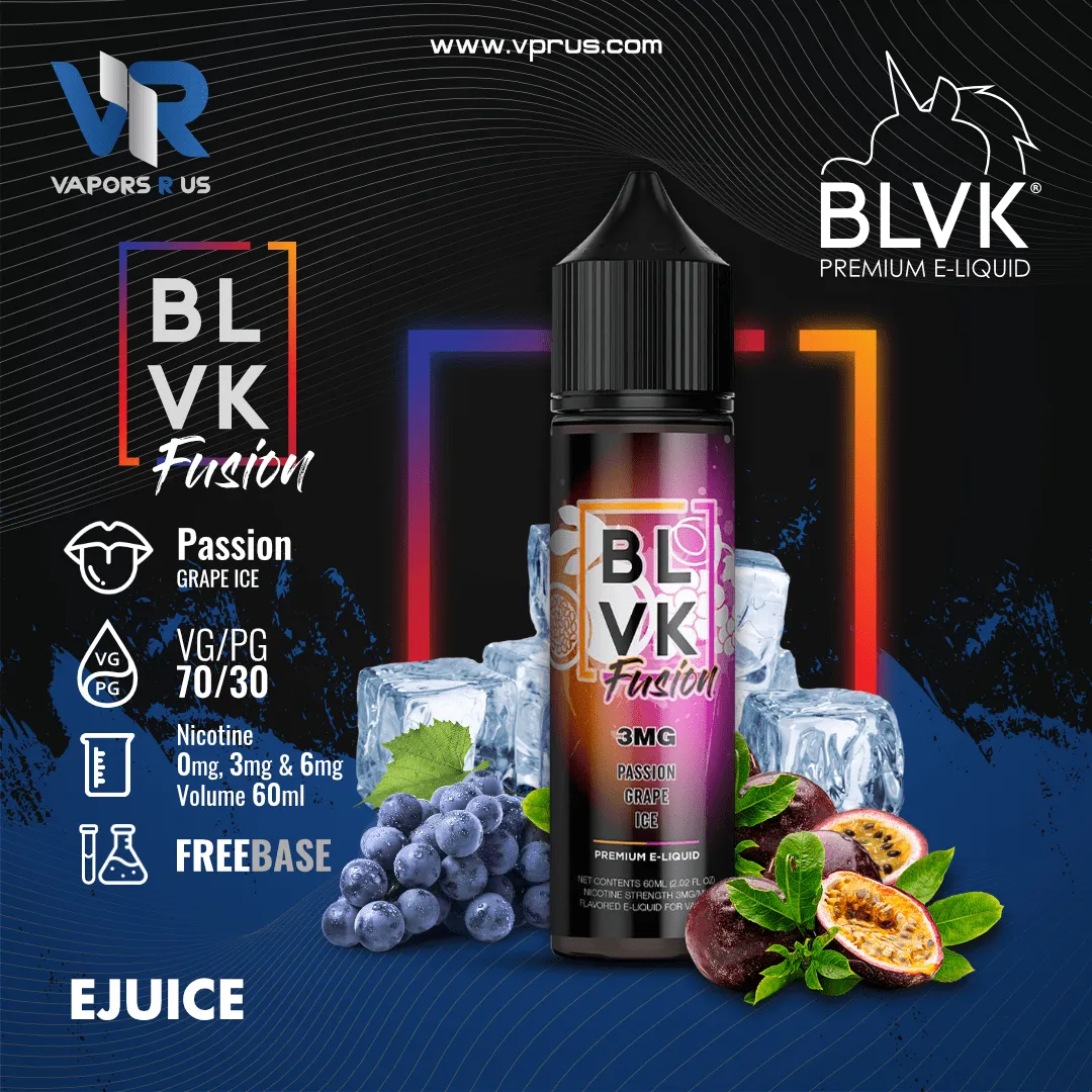 BLVK FUSION - Passion Grape Ice 60ml