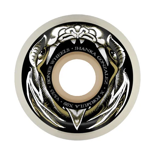 Bones X-Formula Jhanka Night Flight V5 Widecut 99A Wheels 53mm