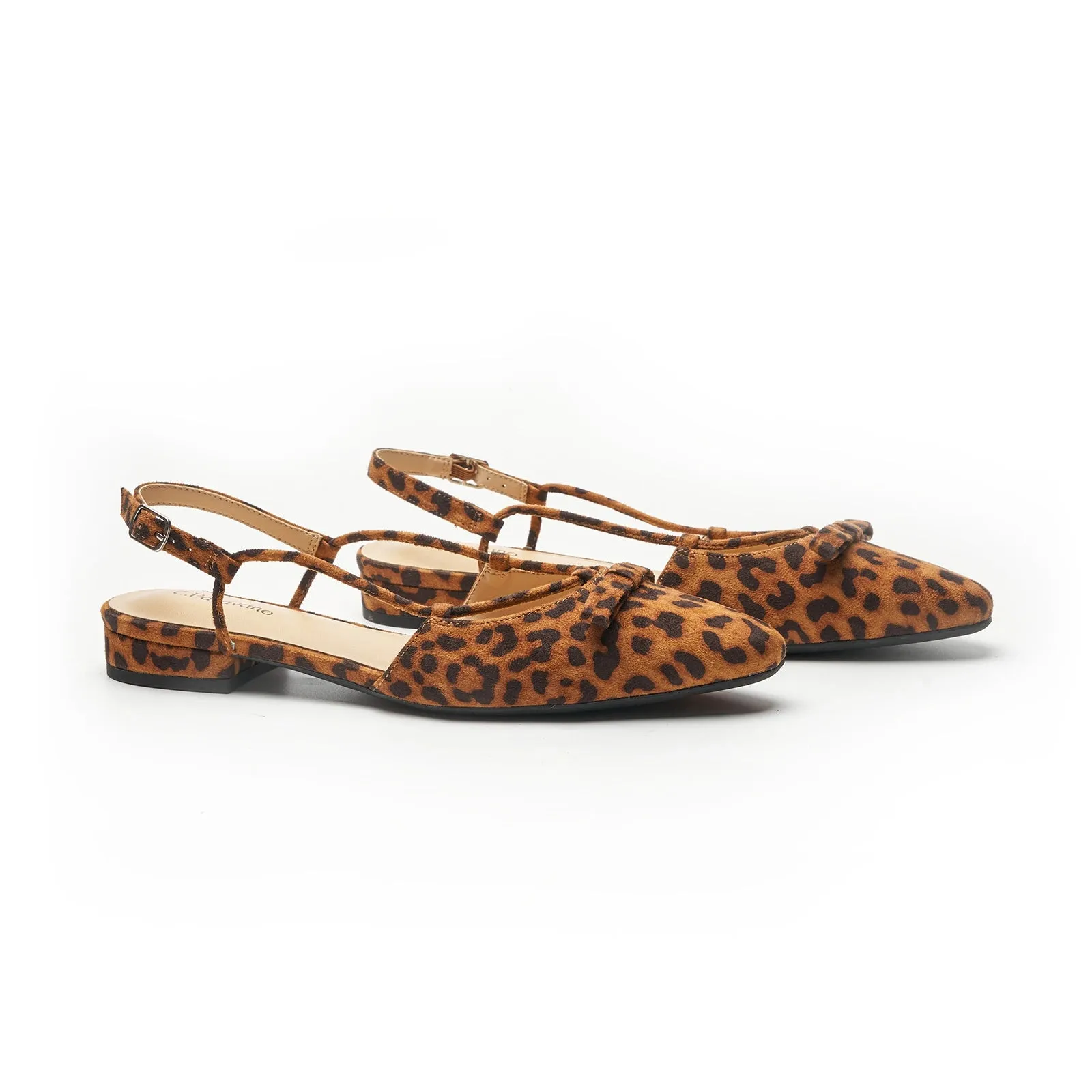 Bow Slingback Flats (Lena E)