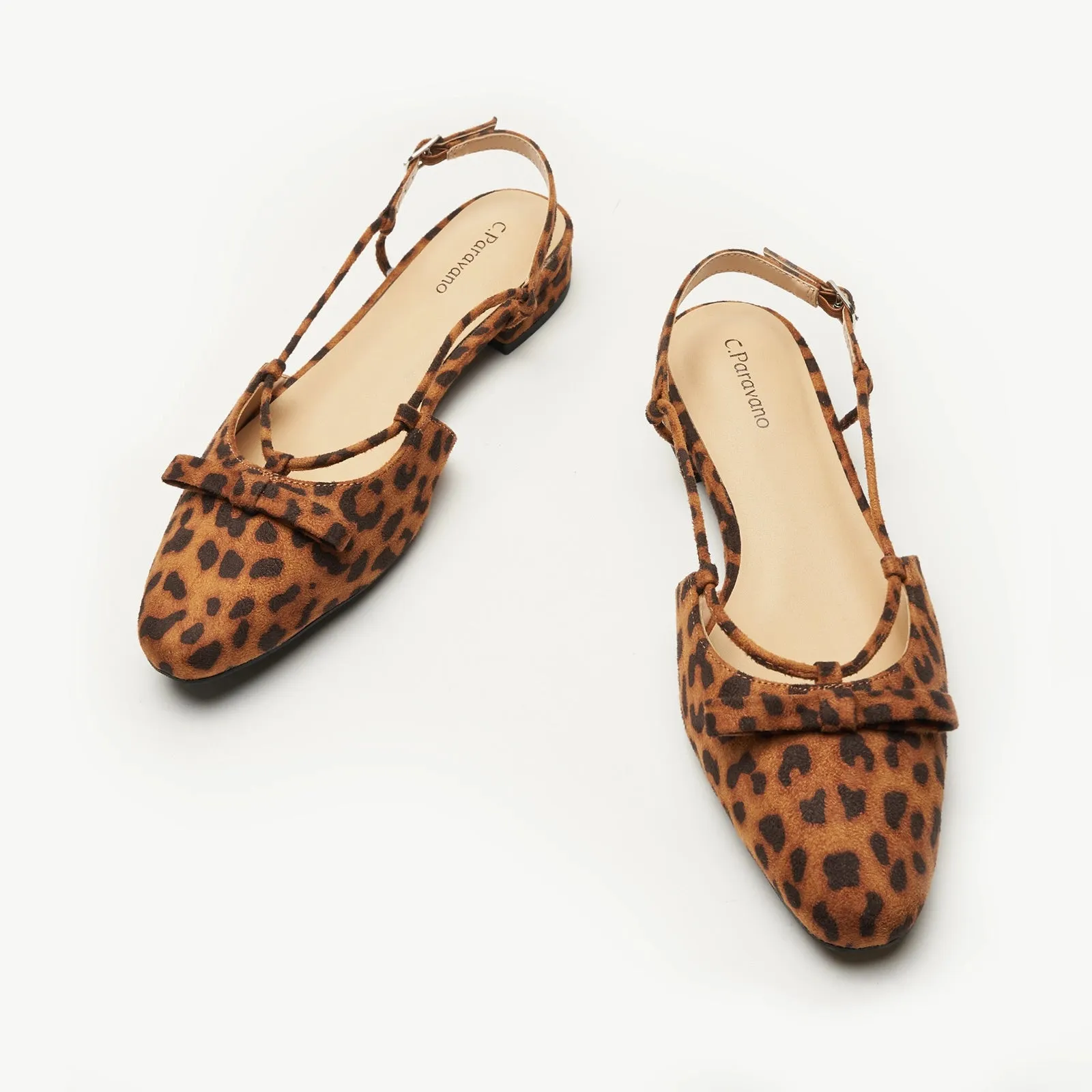 Bow Slingback Flats (Lena E)