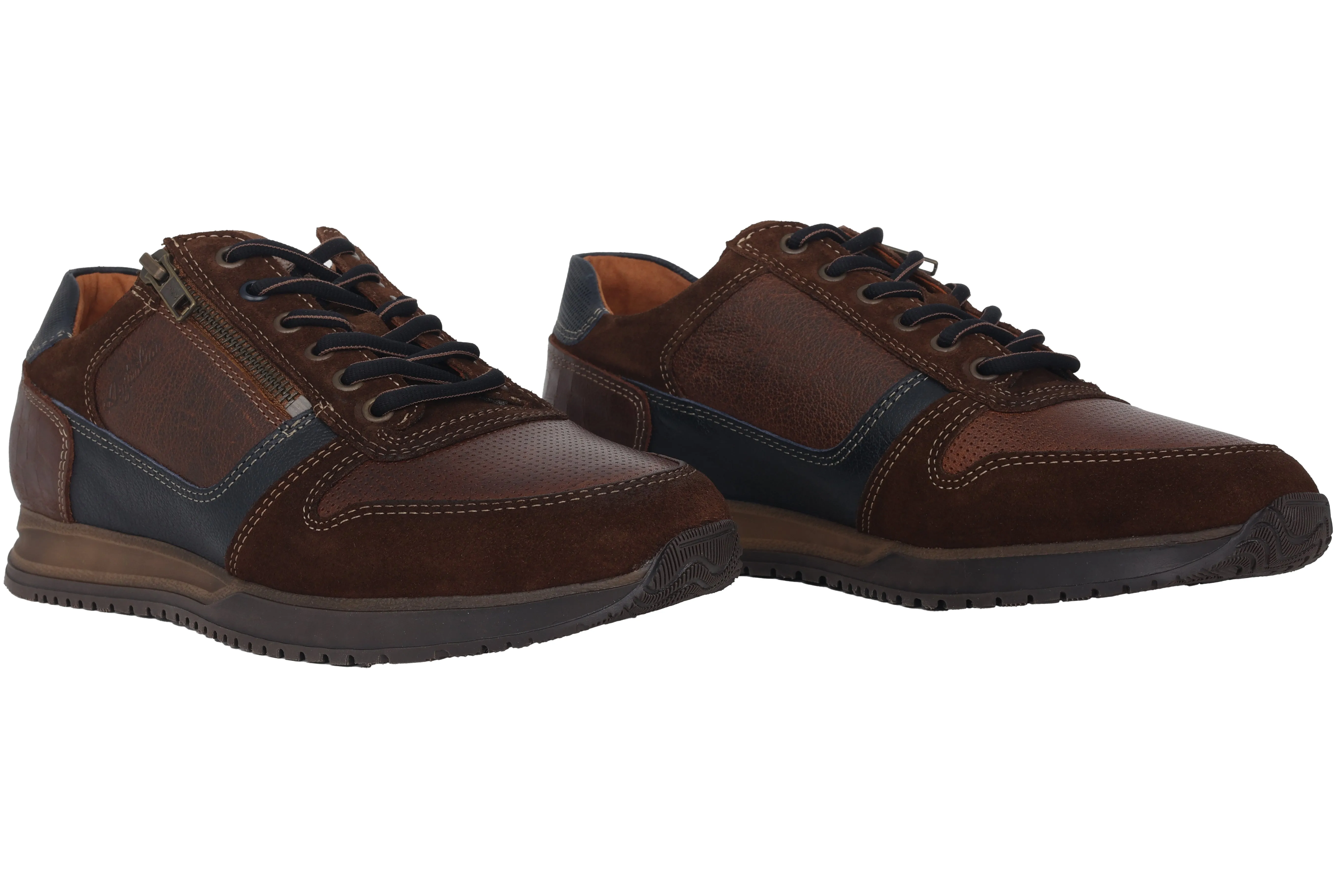 'Browning' men's wide fit (H) sneakers - brown