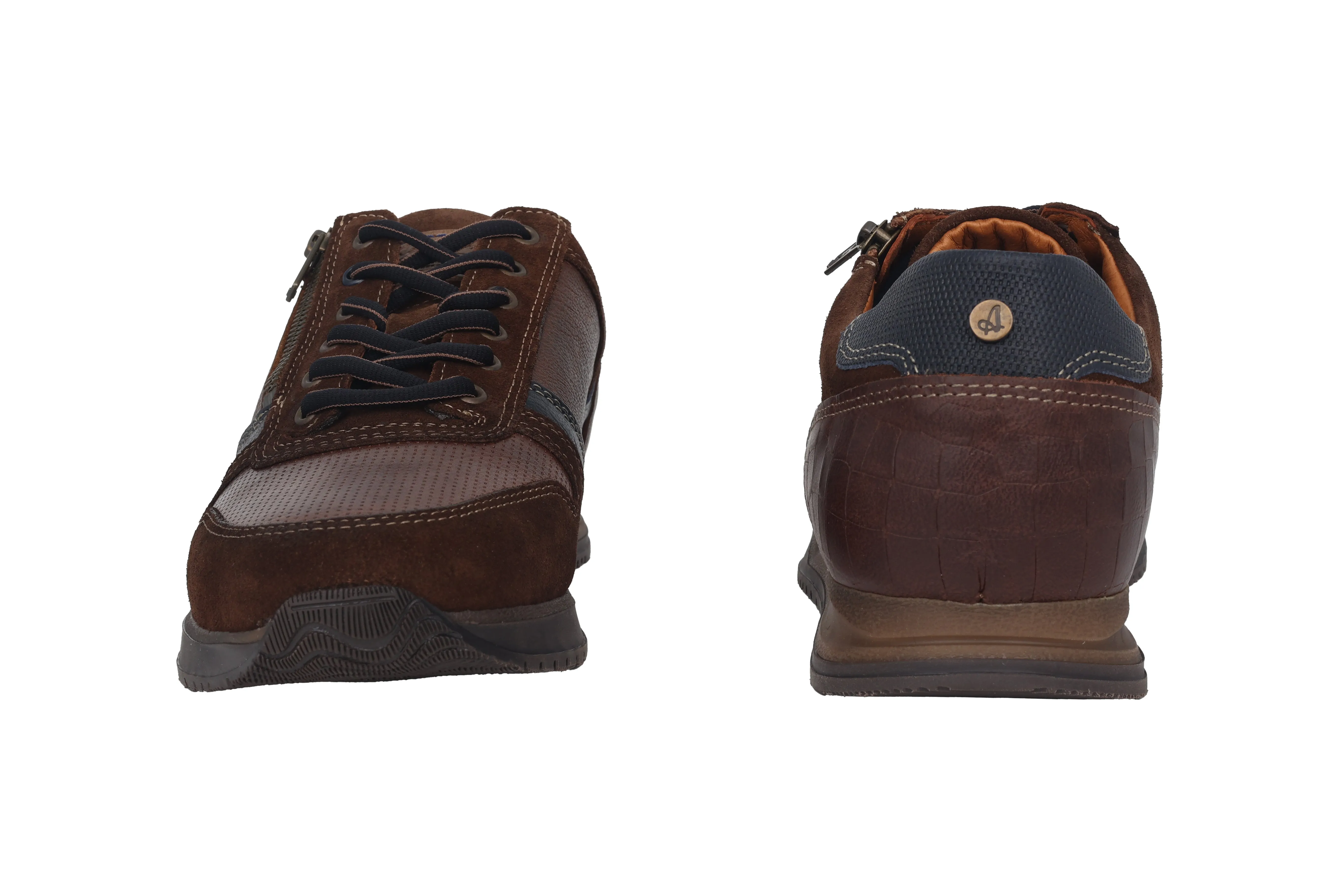 'Browning' men's wide fit (H) sneakers - brown