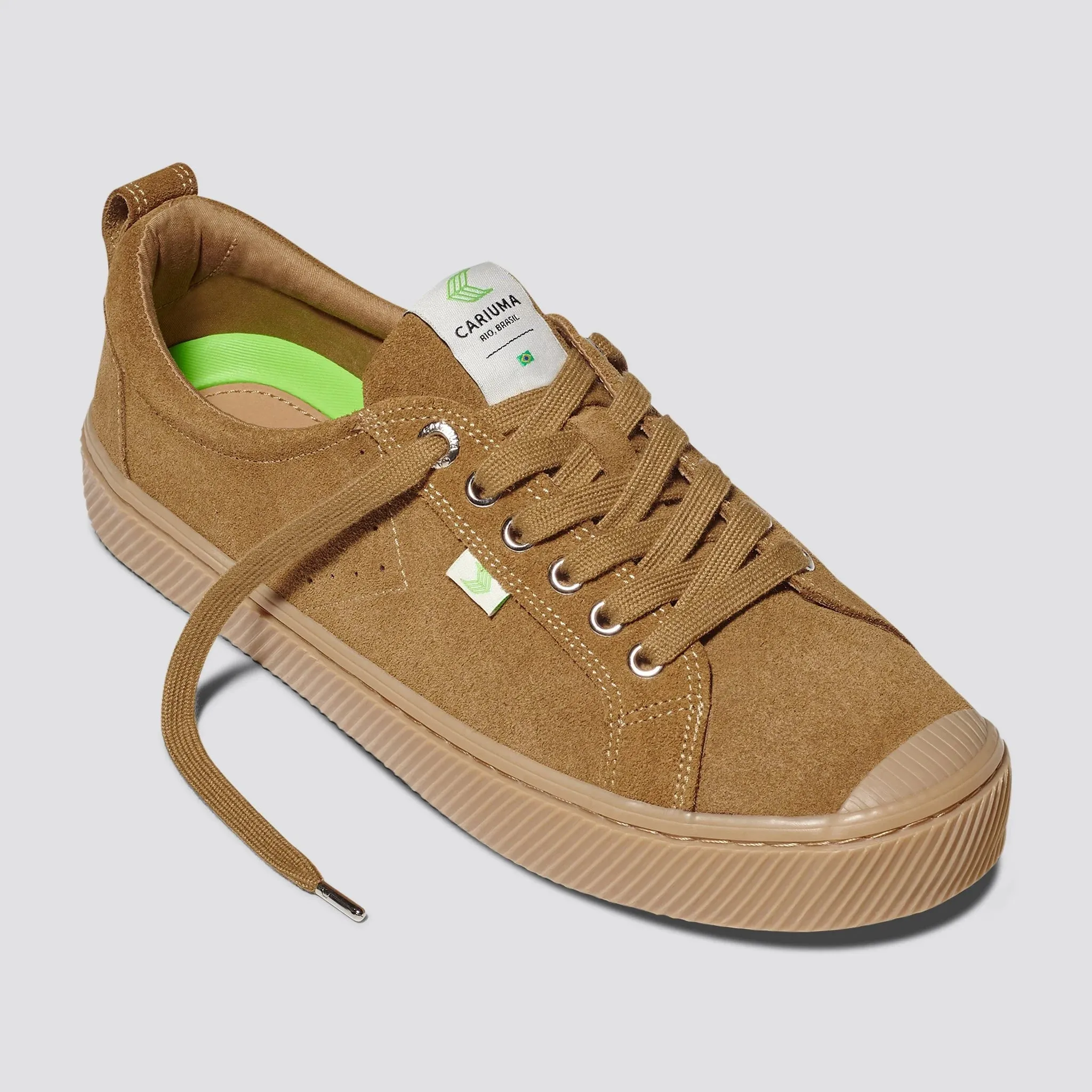 Cariuma OCA Low Men All Camel Suede Sneaker
