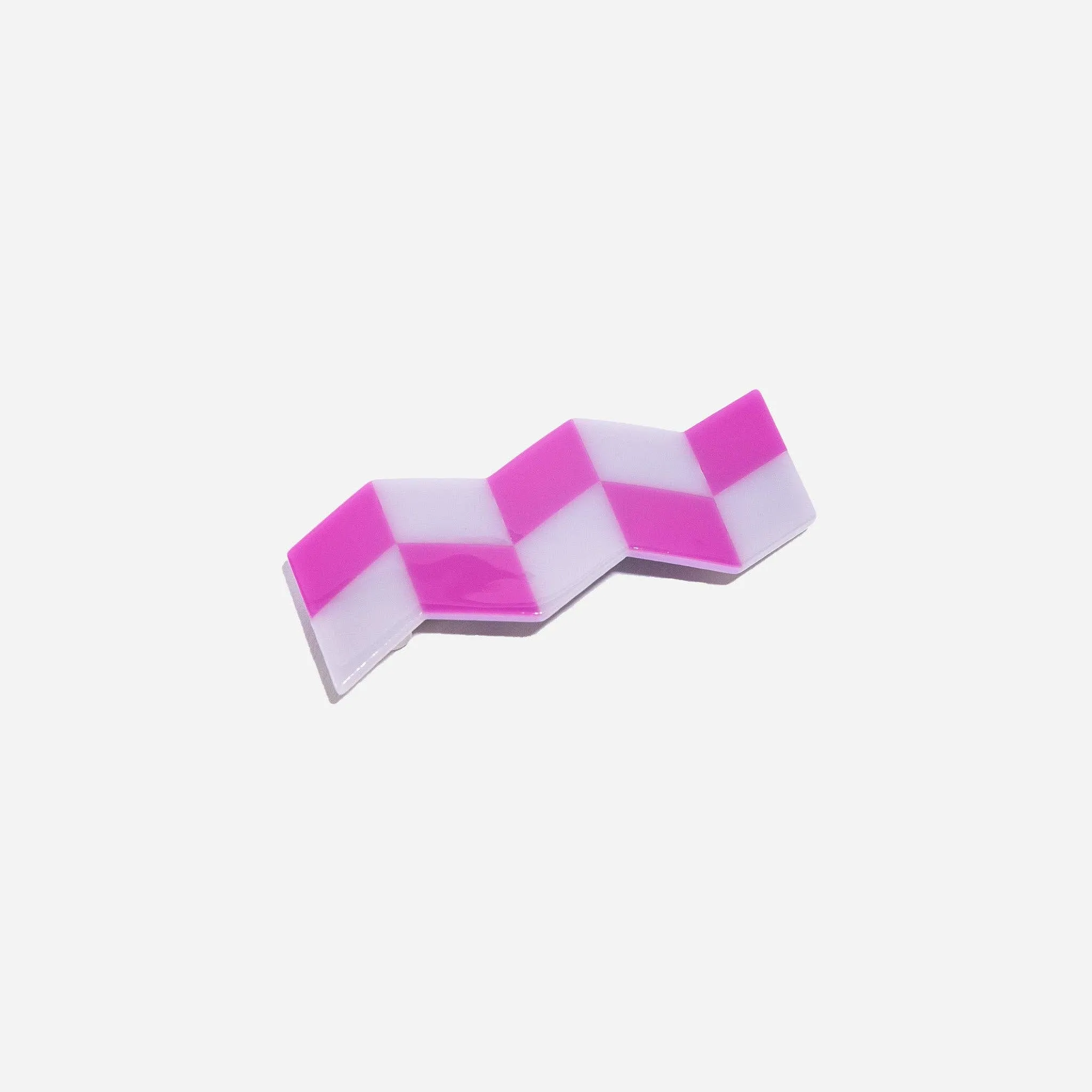 Chunks - Zigzag hair barrette - Purple   Lavender
