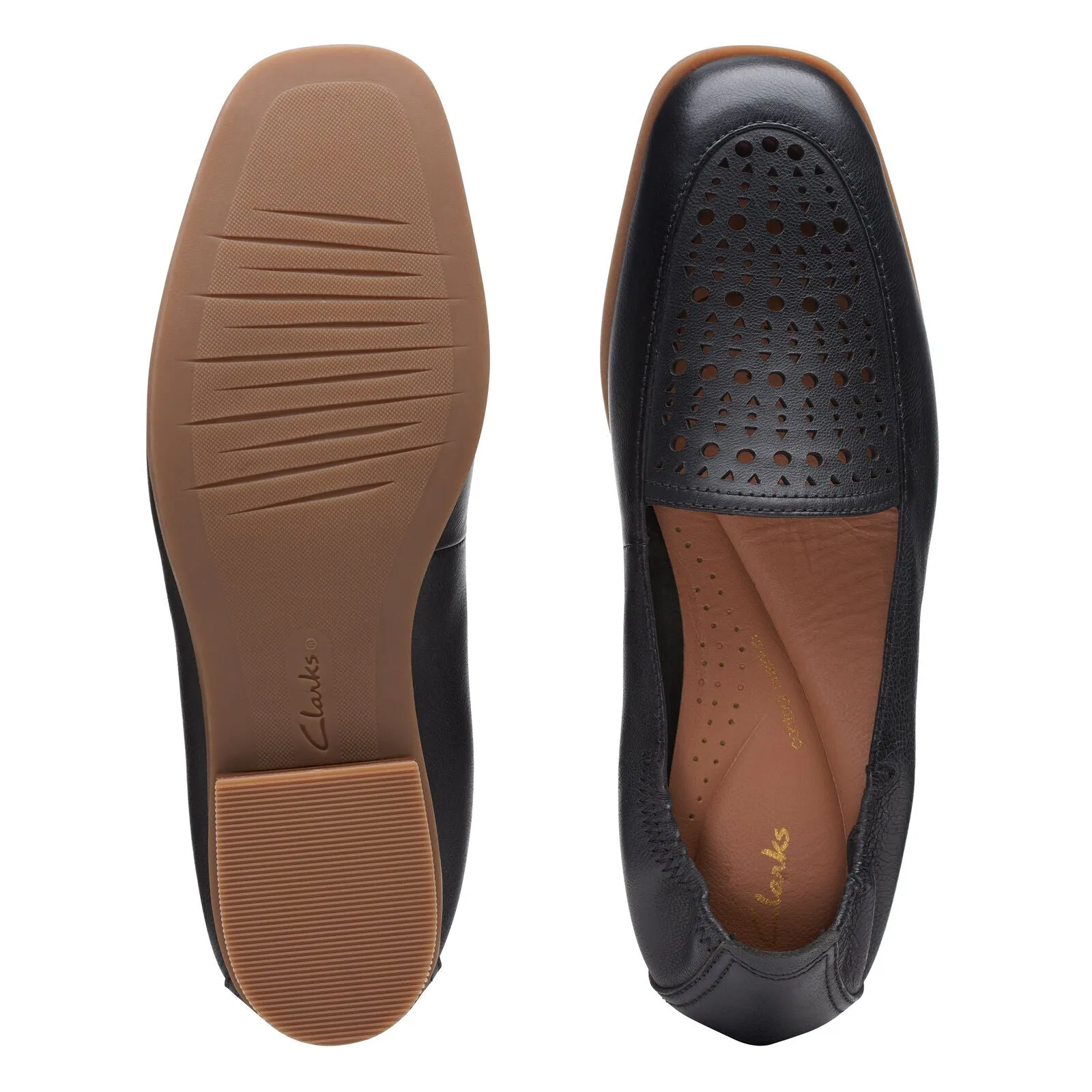 Clarks Women Sarafyna Sky Tan | Black  | Praline Leather