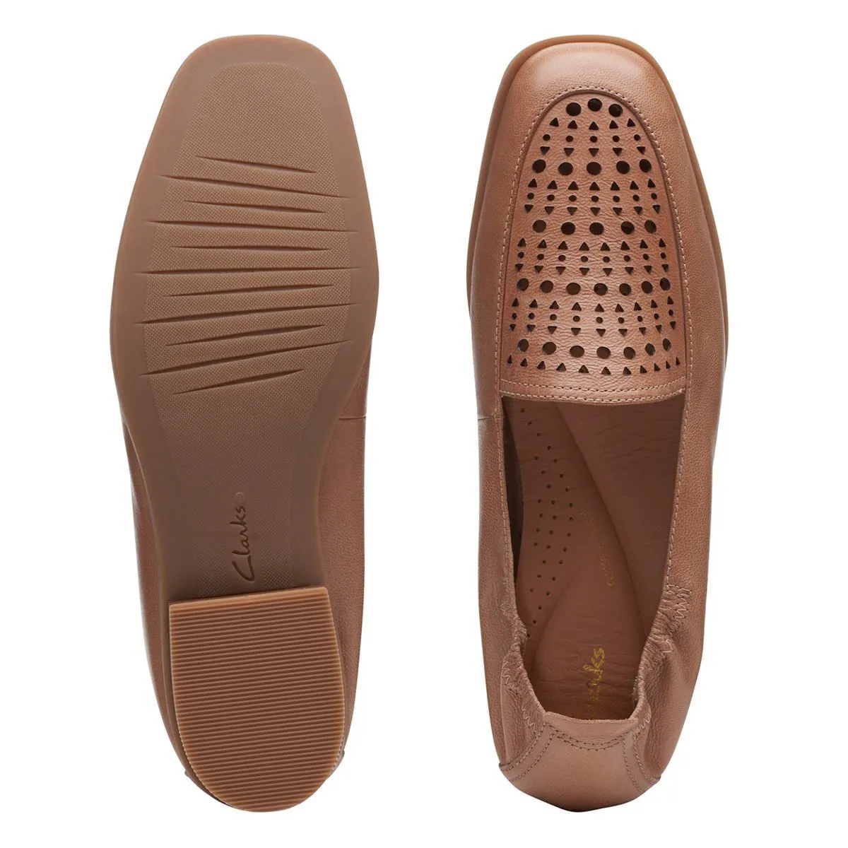 Clarks Women Sarafyna Sky Tan | Black  | Praline Leather