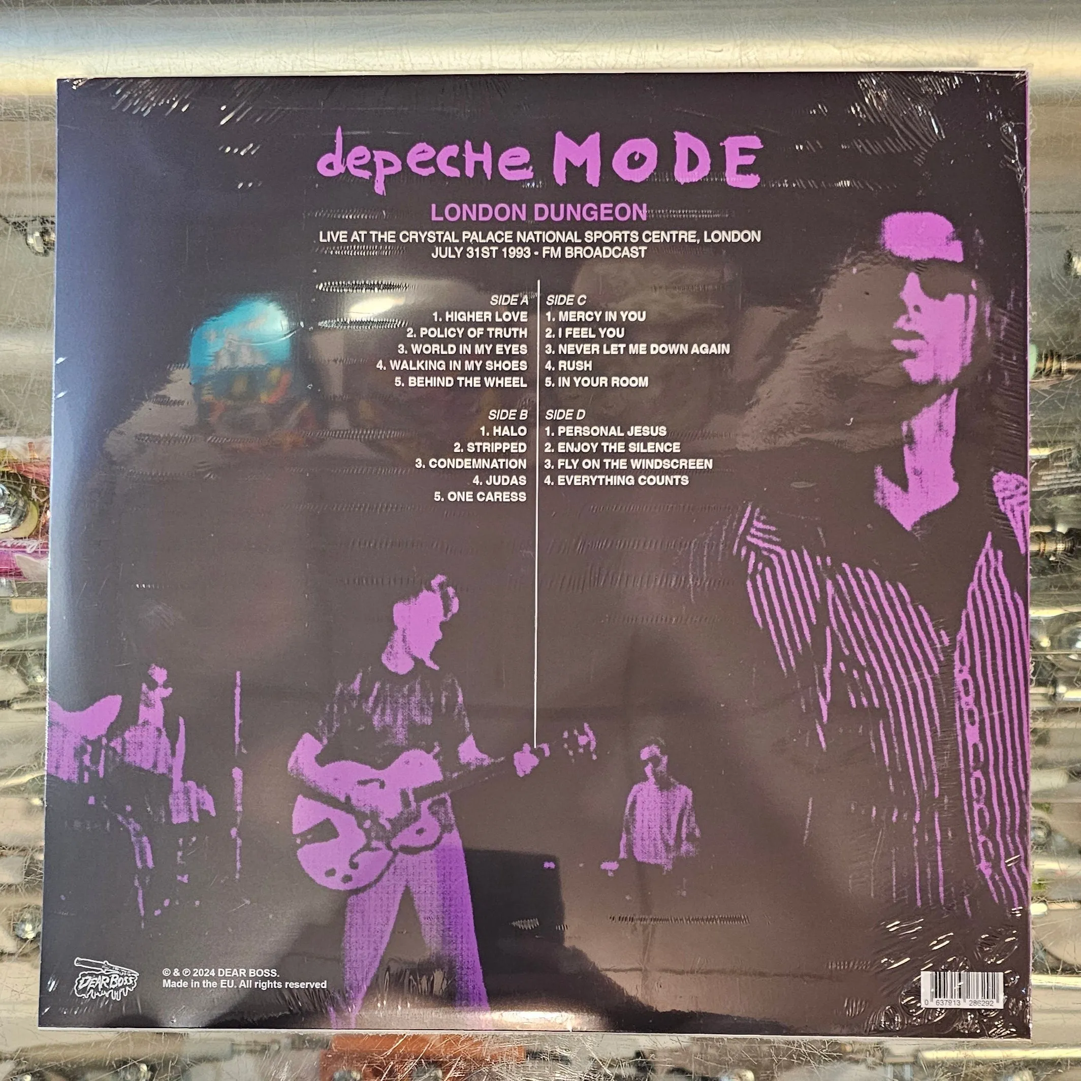 Depeche Mode – LONDON DUNGEON: LIVE JULY 31, 1993 (COLOR VINYL) LP Record *Unofficial Release*