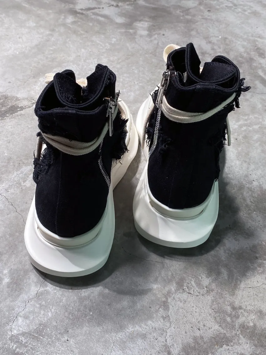 DRKSHDW Distressed Abstract Sneakers