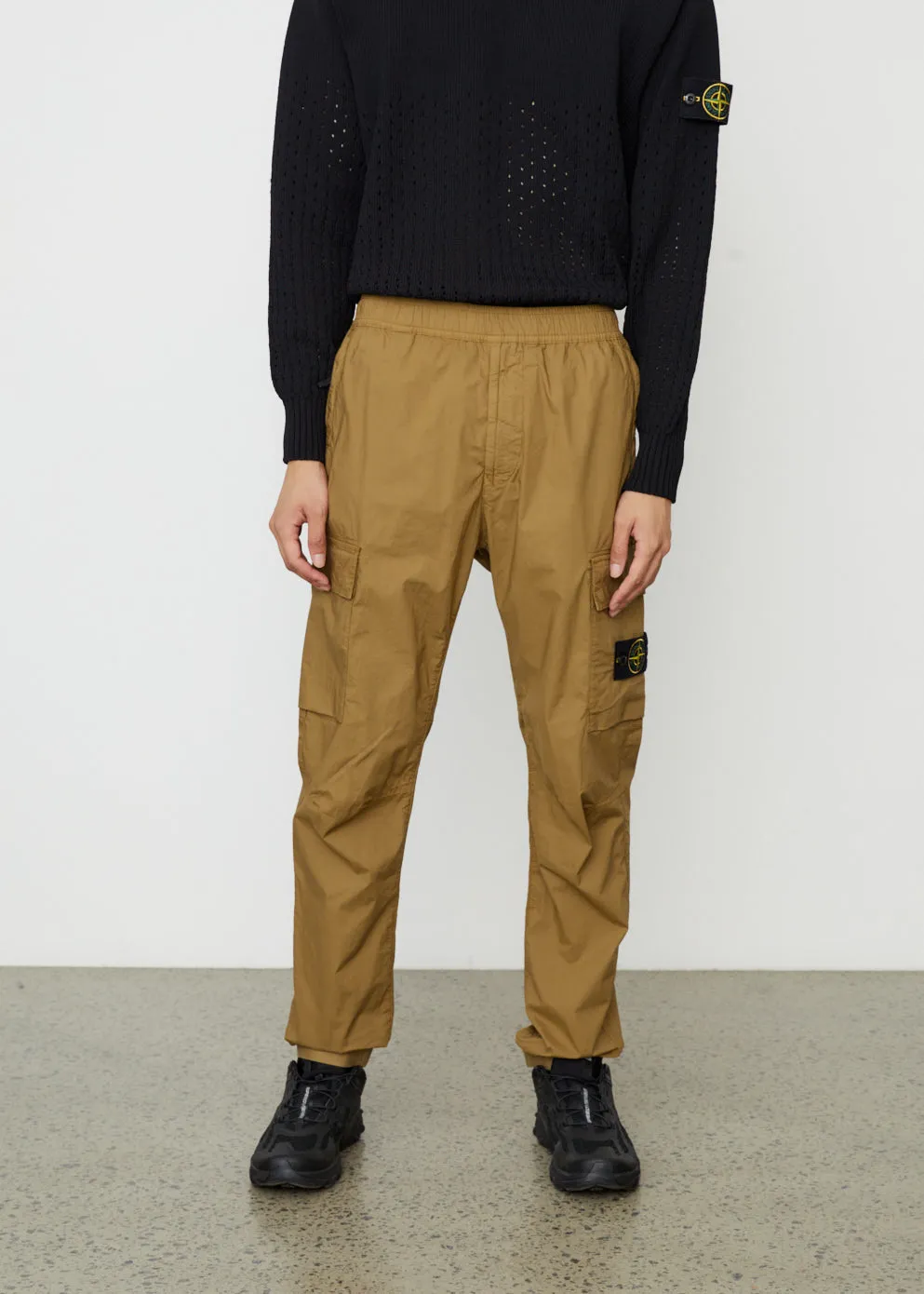 Elastic Waist Cargo Pants