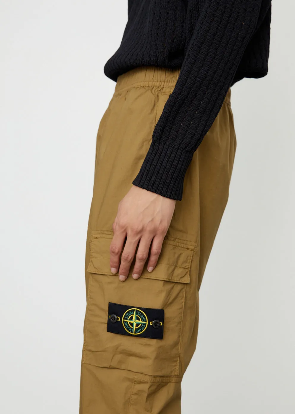 Elastic Waist Cargo Pants