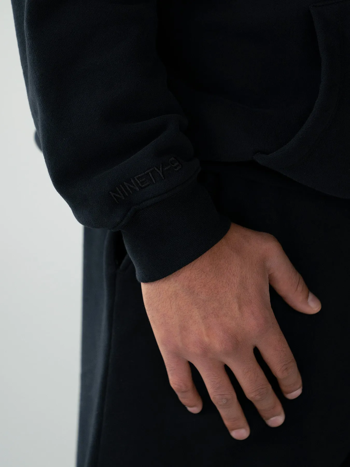 ESSENTIALS - Hoodie  •  Black