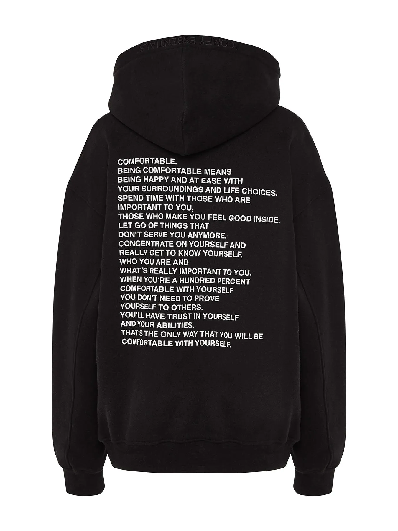 ESSENTIALS - Hoodie  •  Black