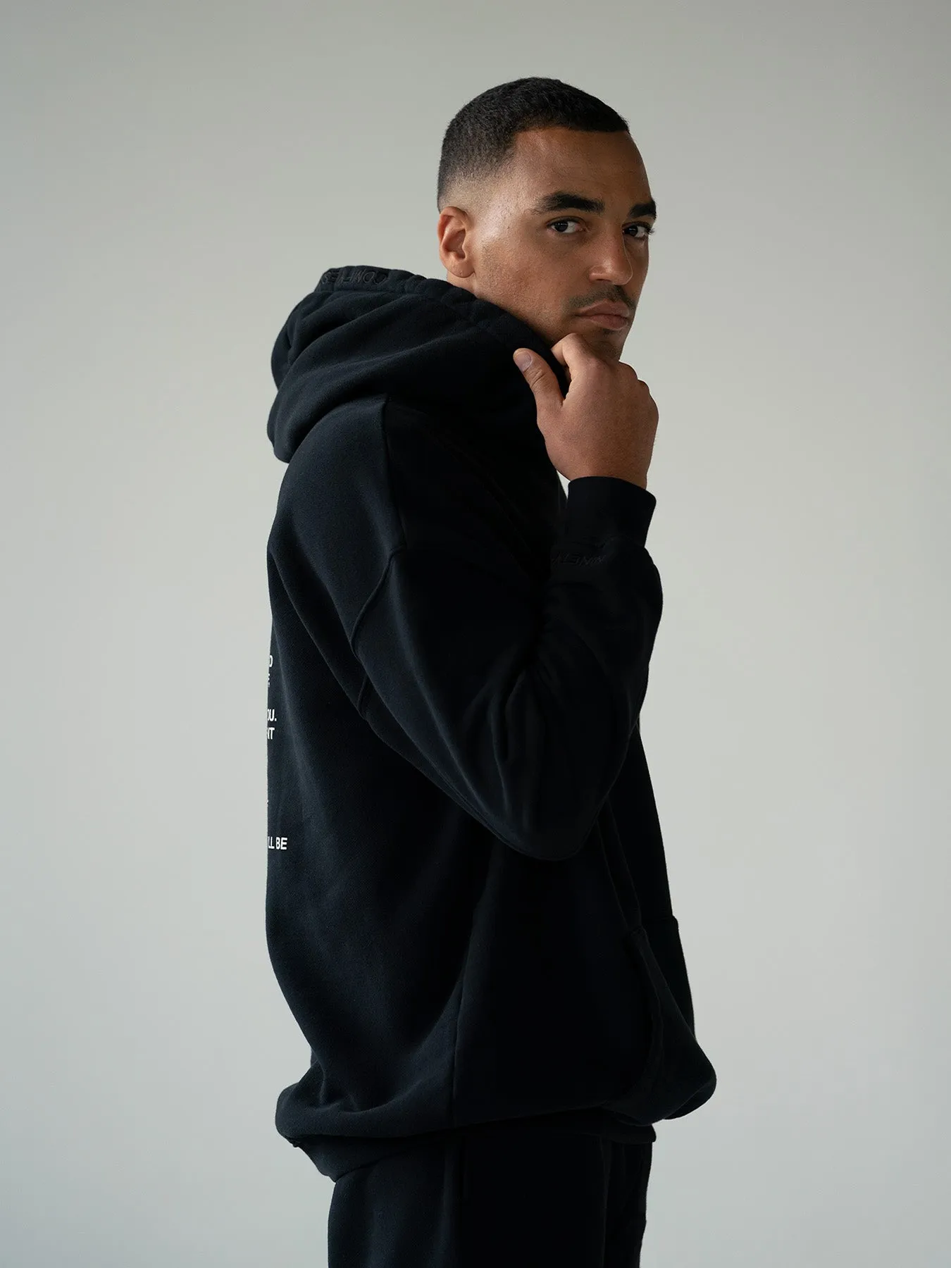 ESSENTIALS - Hoodie  •  Black