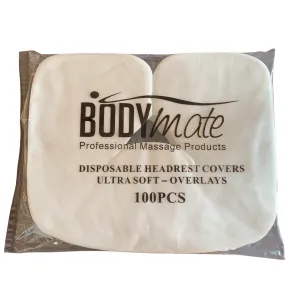 Face Rest Cover - Flat - White - Disposable - BodyMate